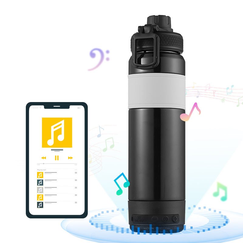 2-in-1 Wireless Bluetooth Speaker Water Bottle 550ML